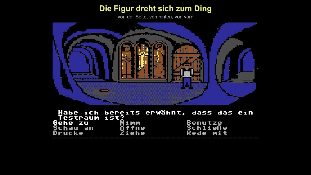 FABULA-Editor mit neuen Funktionen für Rechtsklick, Blickrichtung und gemerkte Gegenstände